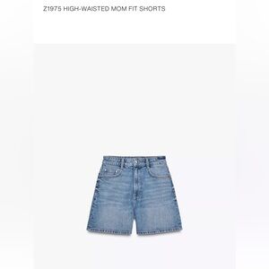 Zara High-Waisted Mom-fit Shorts